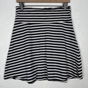 Toad & Co. Chaka Skirt Navy/ White Stripe Size Small